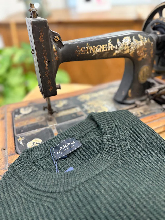 Pure wool crew neck sweater - Image 3