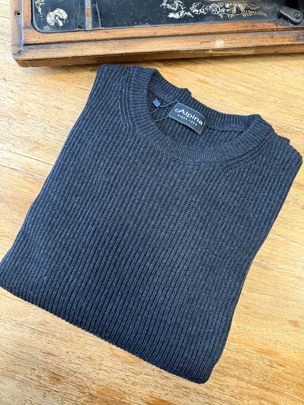 Pure wool crew neck sweater - Image 2