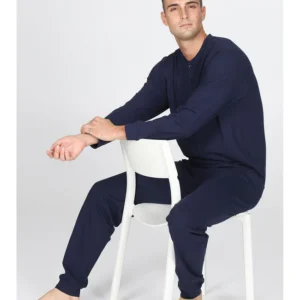 Pajamas with edges in fresh pure cotton jersey