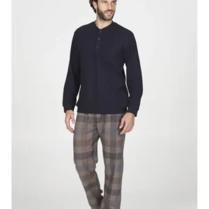 Winter jacquard cotton pajamas