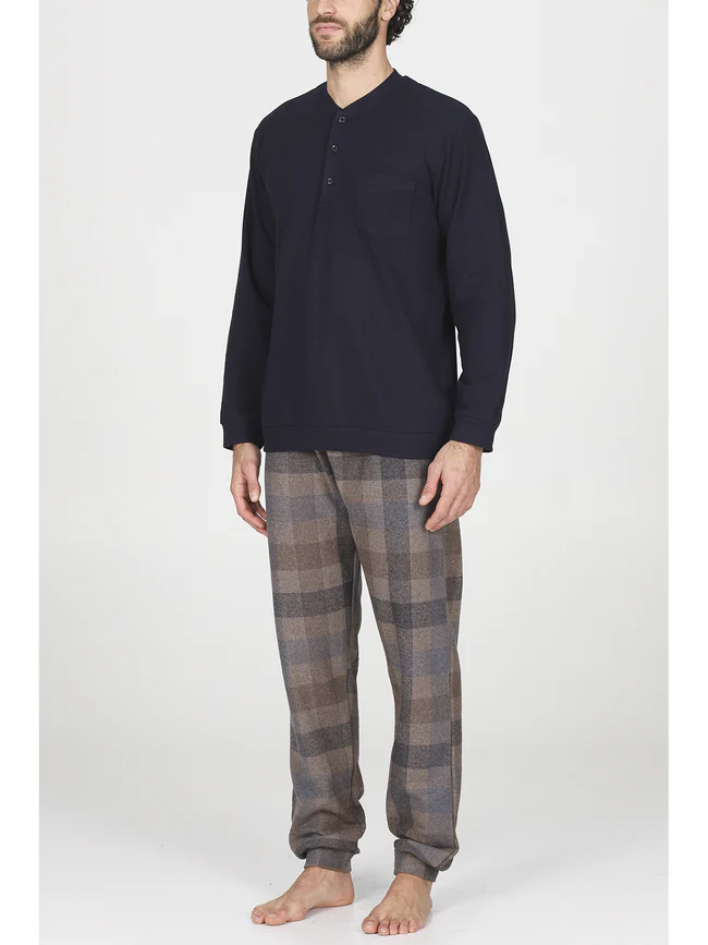 Winter jacquard cotton pajamas - Image 4