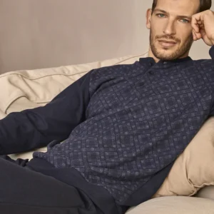 Warm jacquard winter pajamas