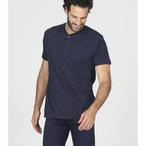 Long, short-sleeved pyjamas in fresh 100% cotton jersey