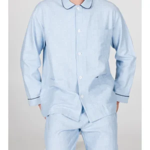Pajamas in soft pure cotton flannel