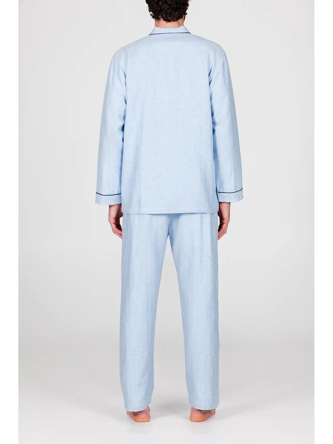 Pajamas in soft pure cotton flannel - Image 4