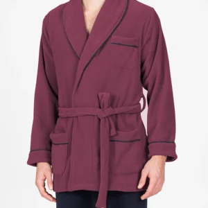 Ganges smoking jacket-BORDEAUX