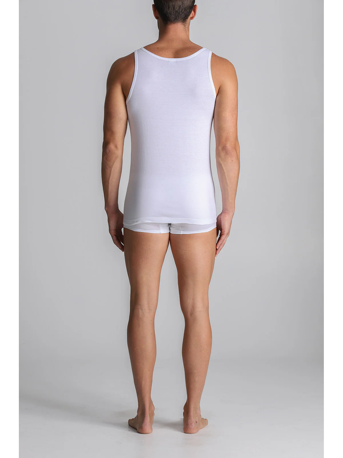 Rowing Style Tank Top - White - Image 4
