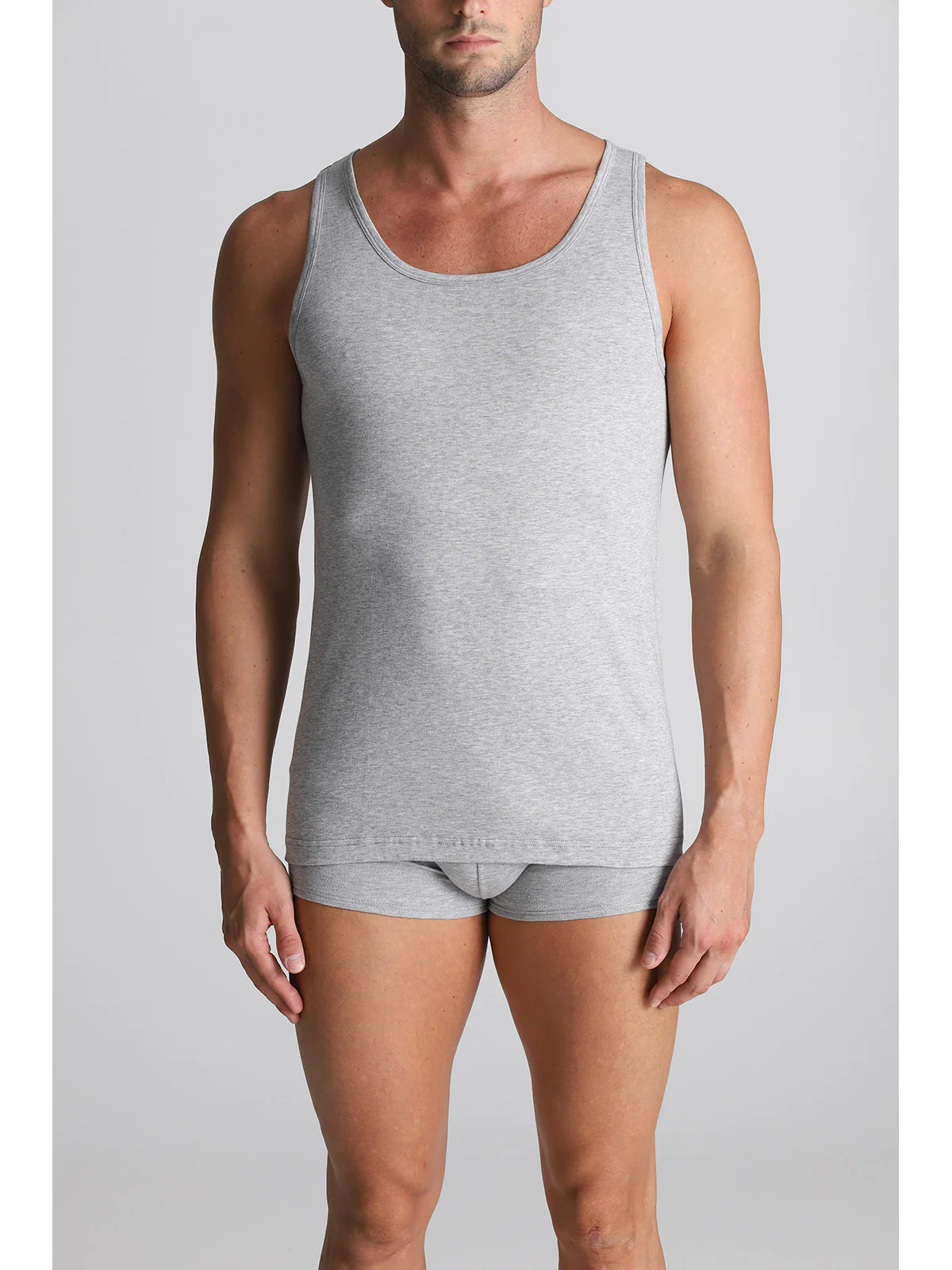 Rowing Style Tank Top - Grey - Image 2