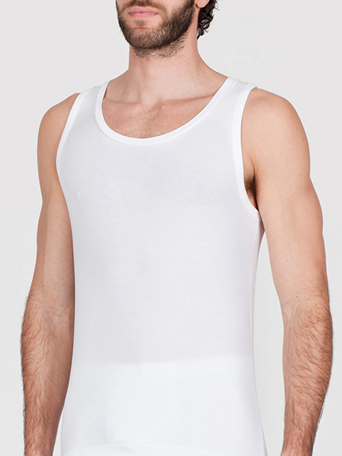 Organic Cotton Tank Top - White - Image 2