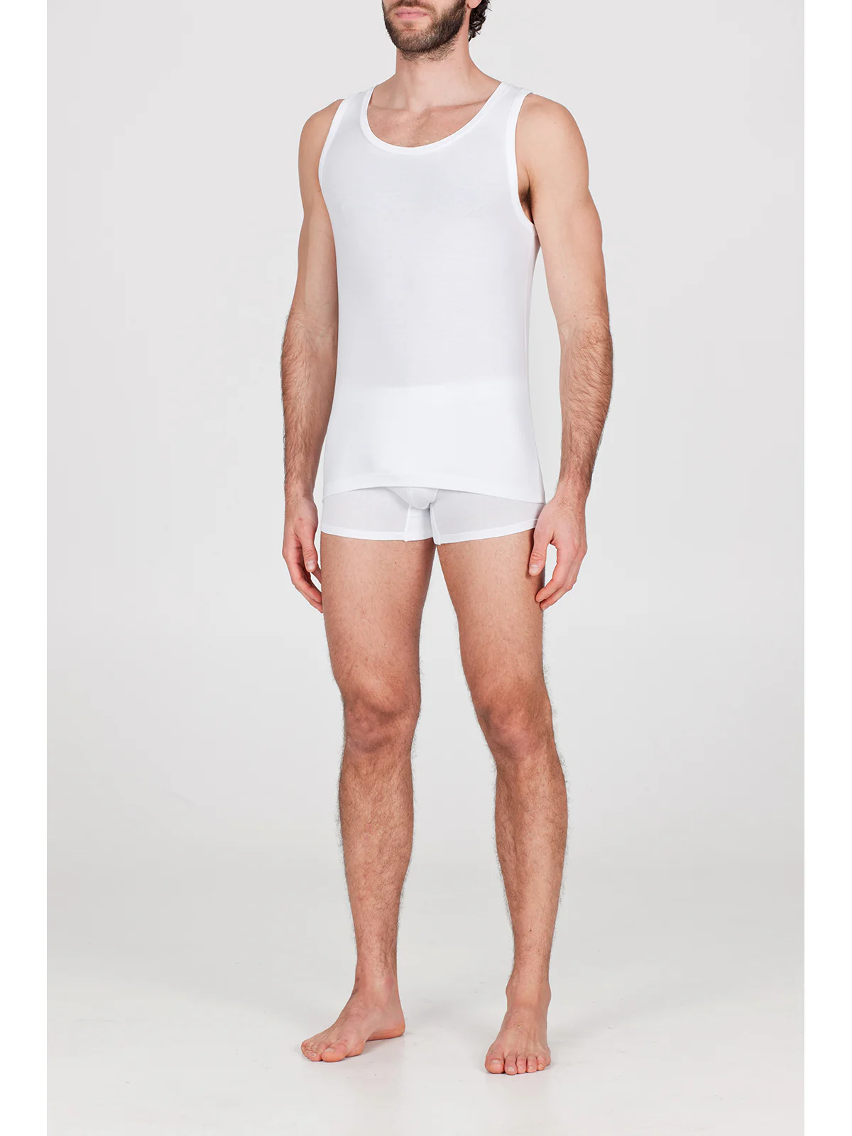 Organic Cotton Tank Top - White - Image 3