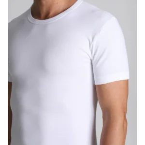 Pure Cotton Fleece T-shirt - White