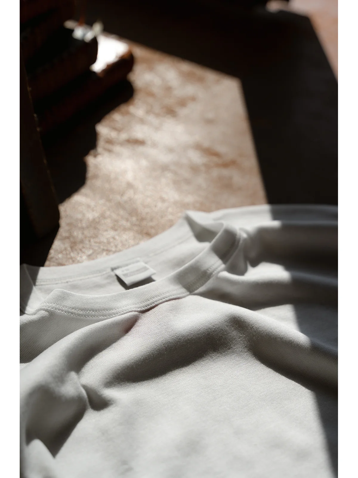 Certified Filoscozia Cotton T-shirt - Mock Neck White - Image 6