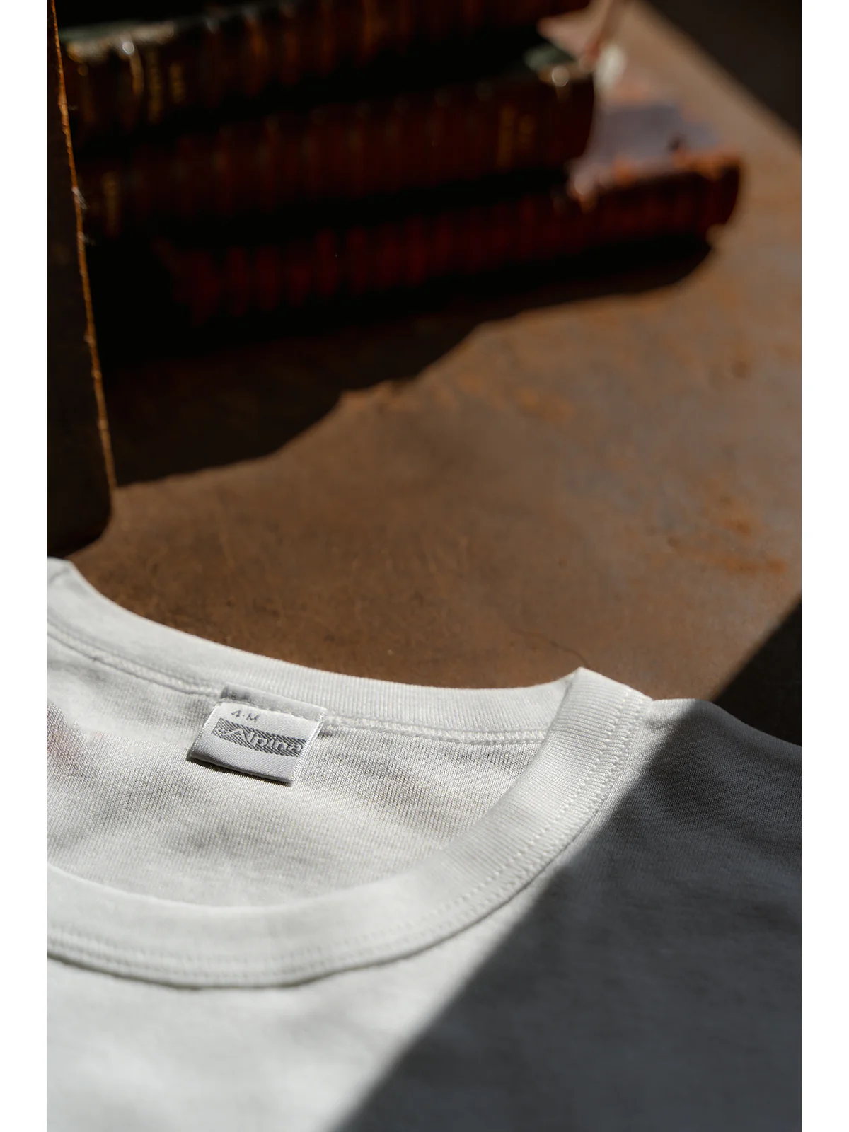 Certified Filoscozia Cotton T-shirt - Mock Neck White - Image 7