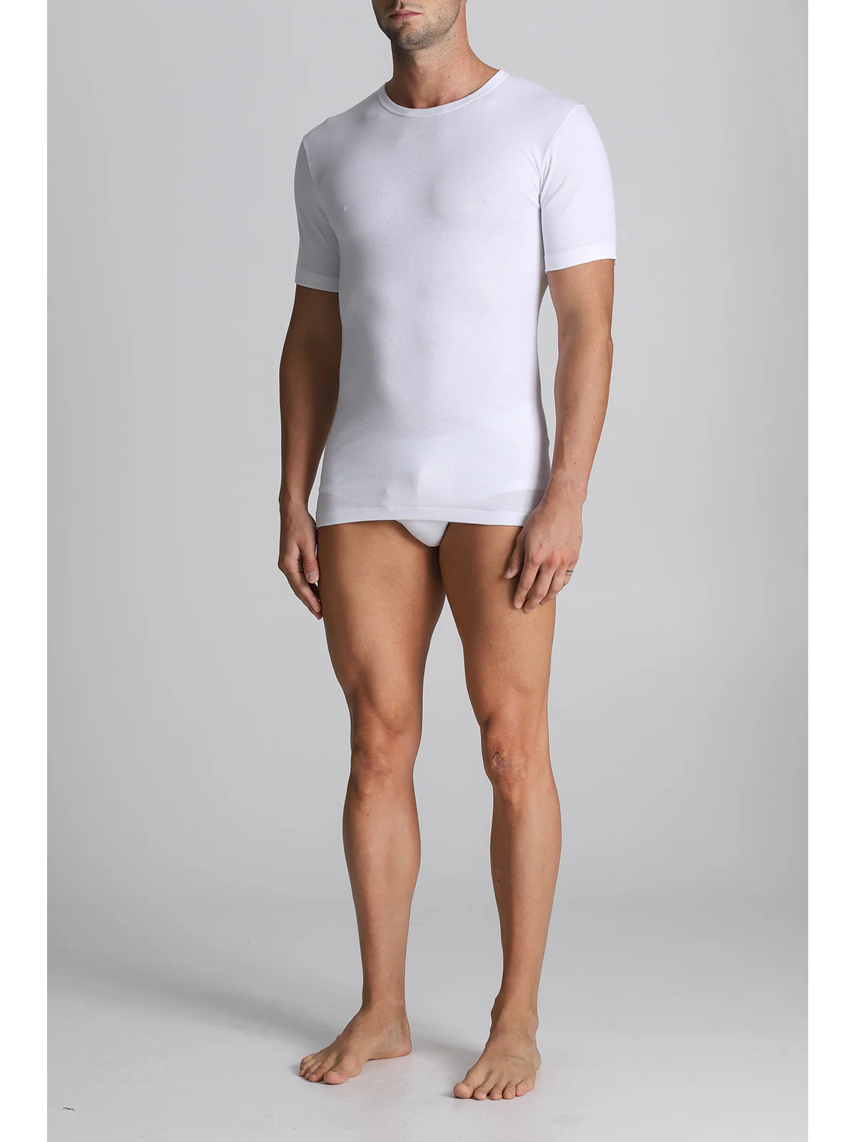 Pure Combed Cotton T-shirt - White - Image 3