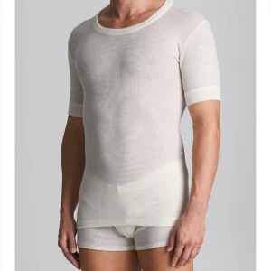 Pure Wool T-shirt - White Lan