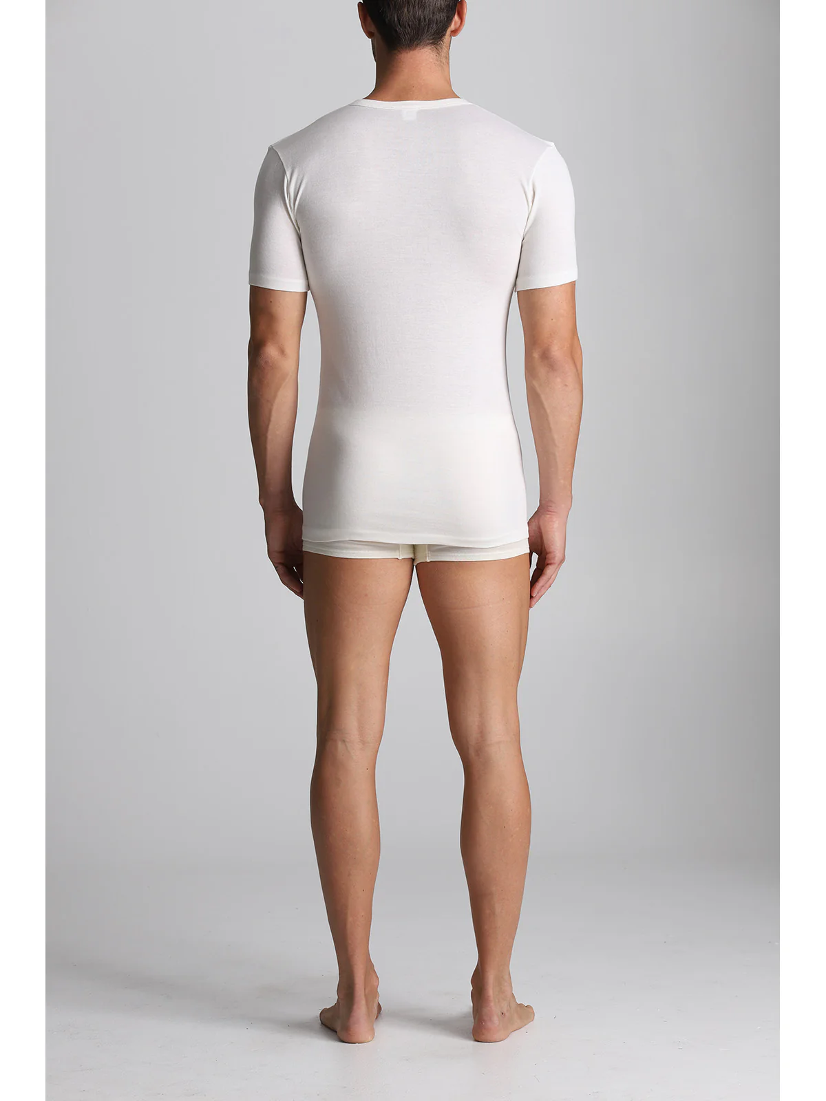 Wool, Silk And Cotton T-shirt - White L - Image 4