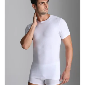 Stretch Cotton T-shirt - White