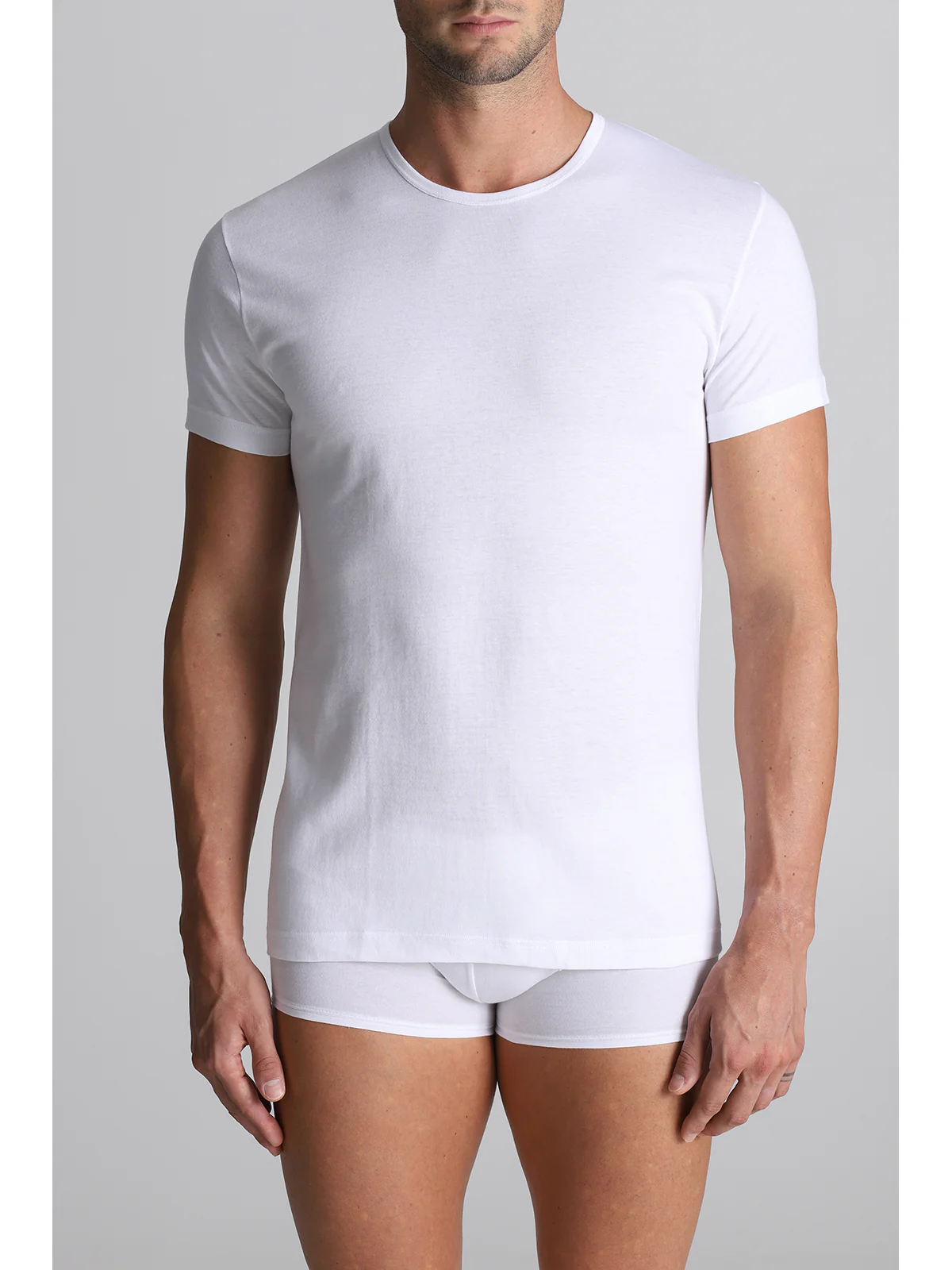 Pure Combed Cotton T-shirt - White - Image 2