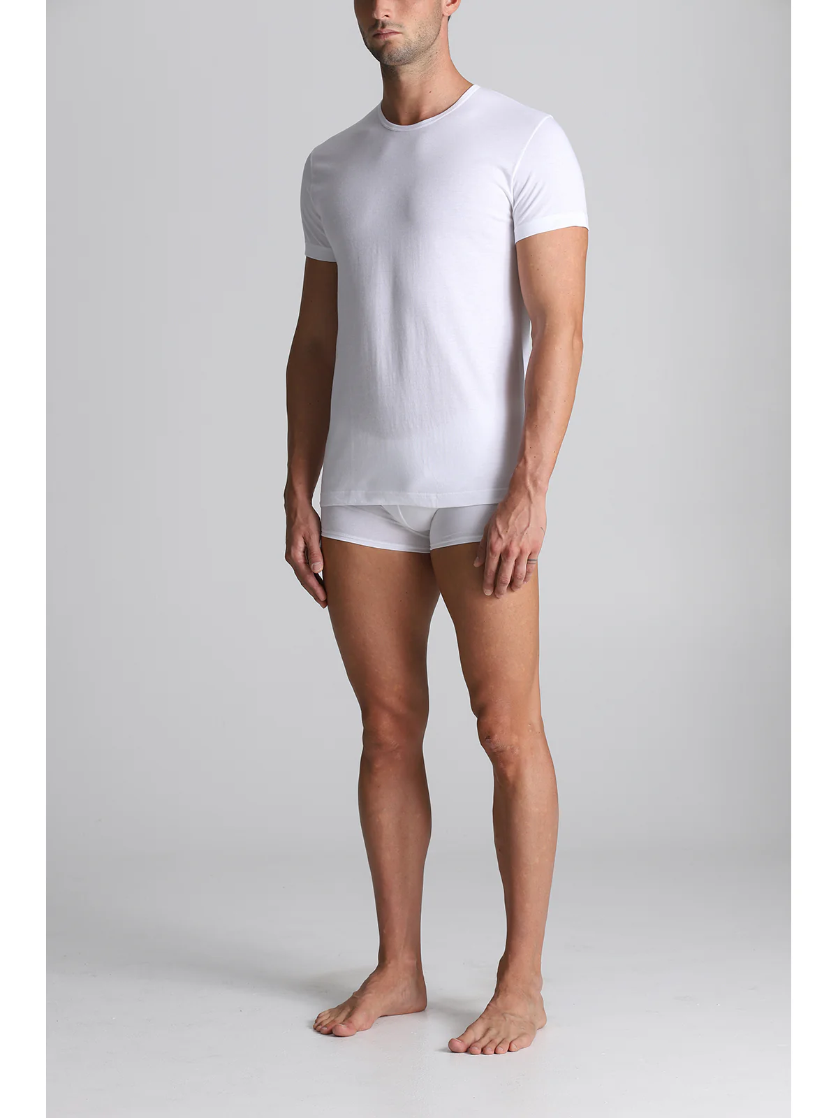 Pure Combed Cotton T-shirt - White - Image 3
