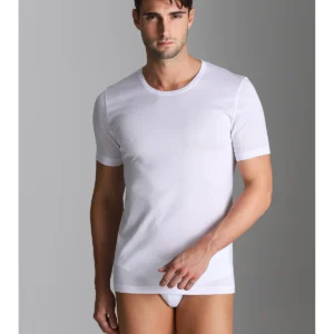 Certified Filoscozia Cotton T-shirt - Crew Neck White