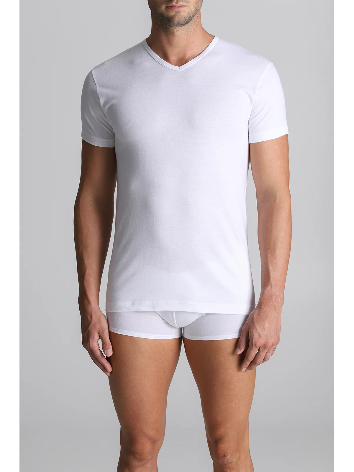 Pure Combed Cotton T-shirt - White - Image 2