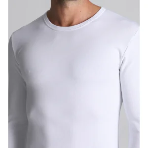 Pure Cotton Fleece T-shirt - White