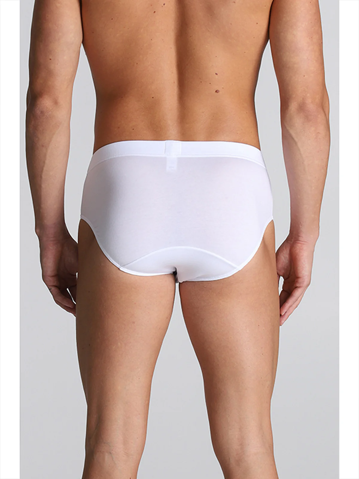Bi-pack Briefs In Stretch Cotton - White - Image 2