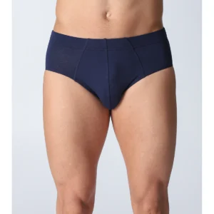 Bi-pack Briefs In Stretch Cotton - Blue