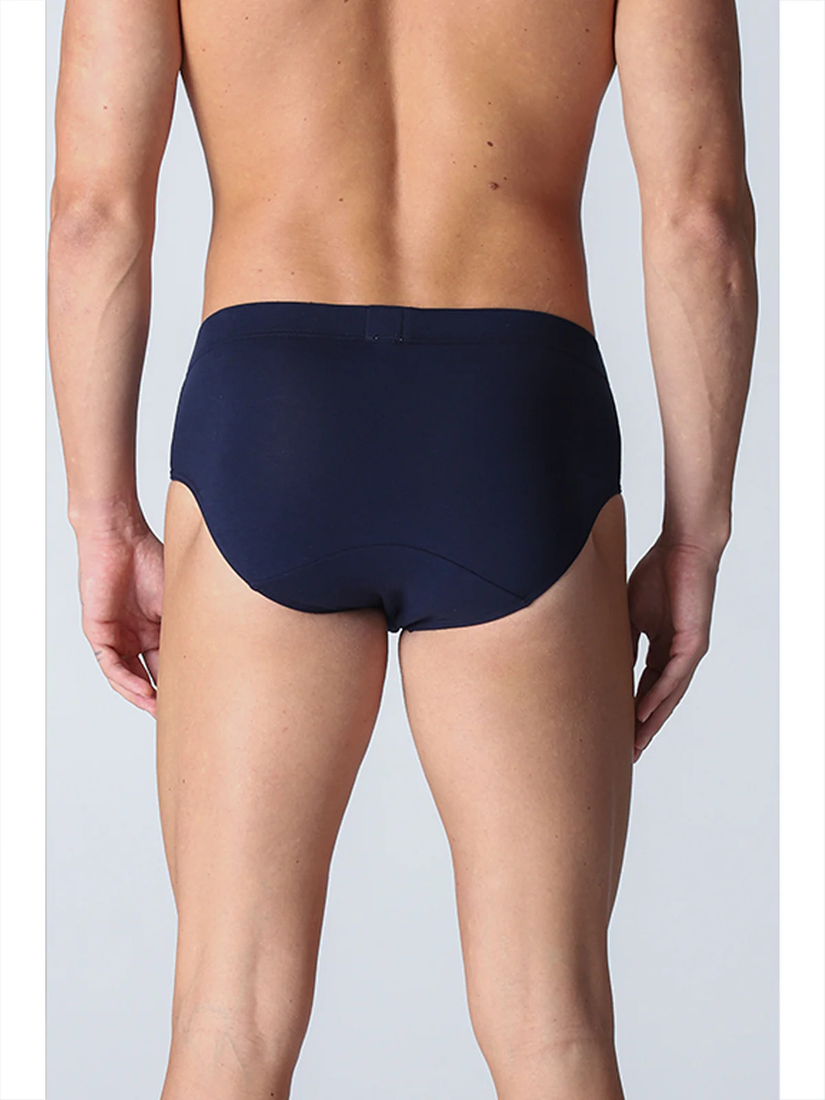 Bi-pack Briefs In Stretch Cotton - Blue - Image 2