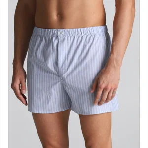 Pure cotton poplin boxers-striped