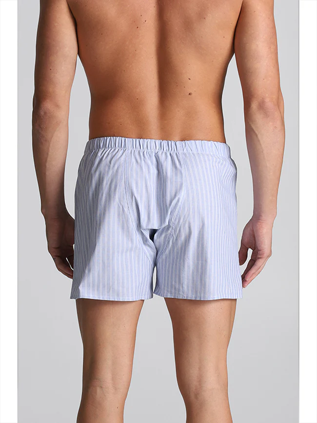 Pure cotton poplin boxers-striped - Image 3