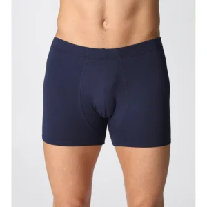 Two-pack boxers in practical stretch cotton-BLUE