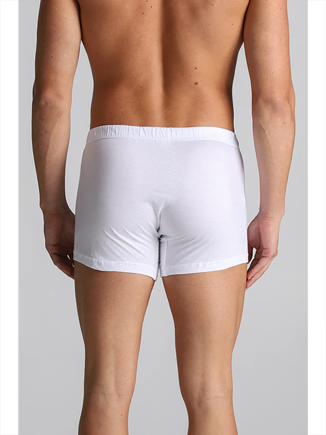 Mercerized cotton boxers-white - Image 3