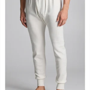 Long-leg pants in wool blend