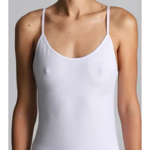 Pure Cotton Tank Top - WHITE