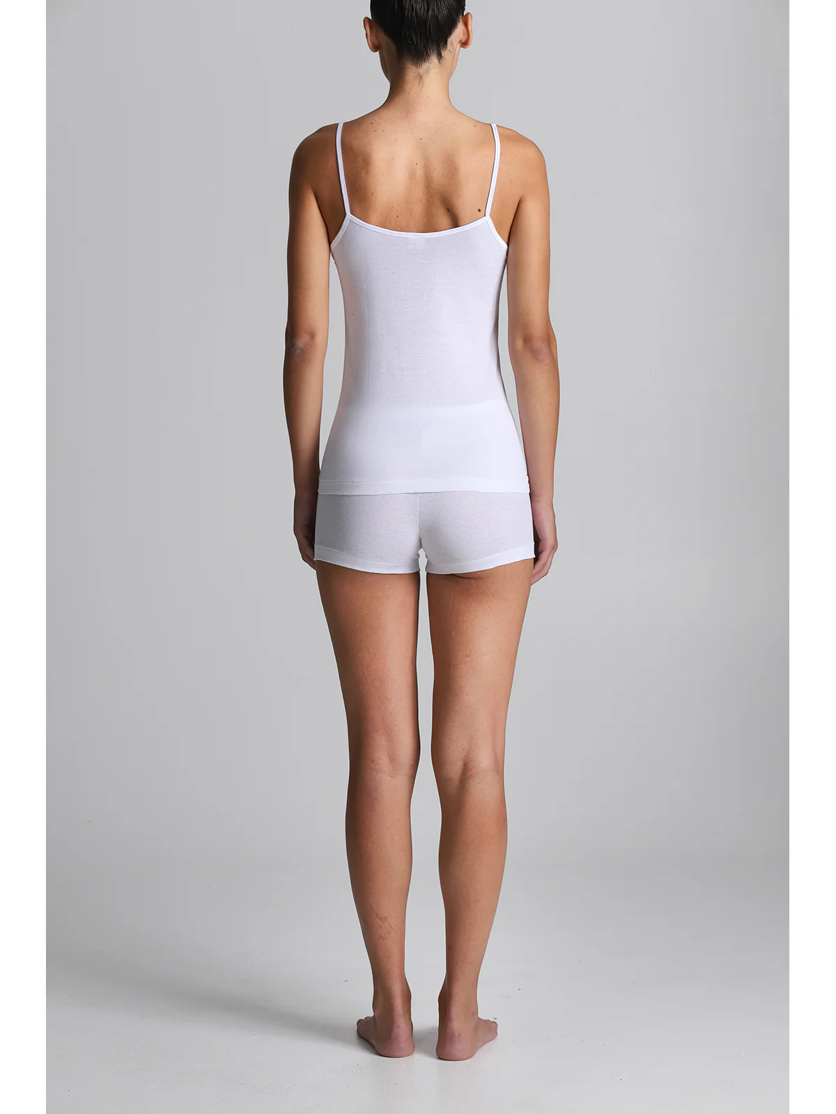 Mako Cotton Tank Top - WHITE - Image 3