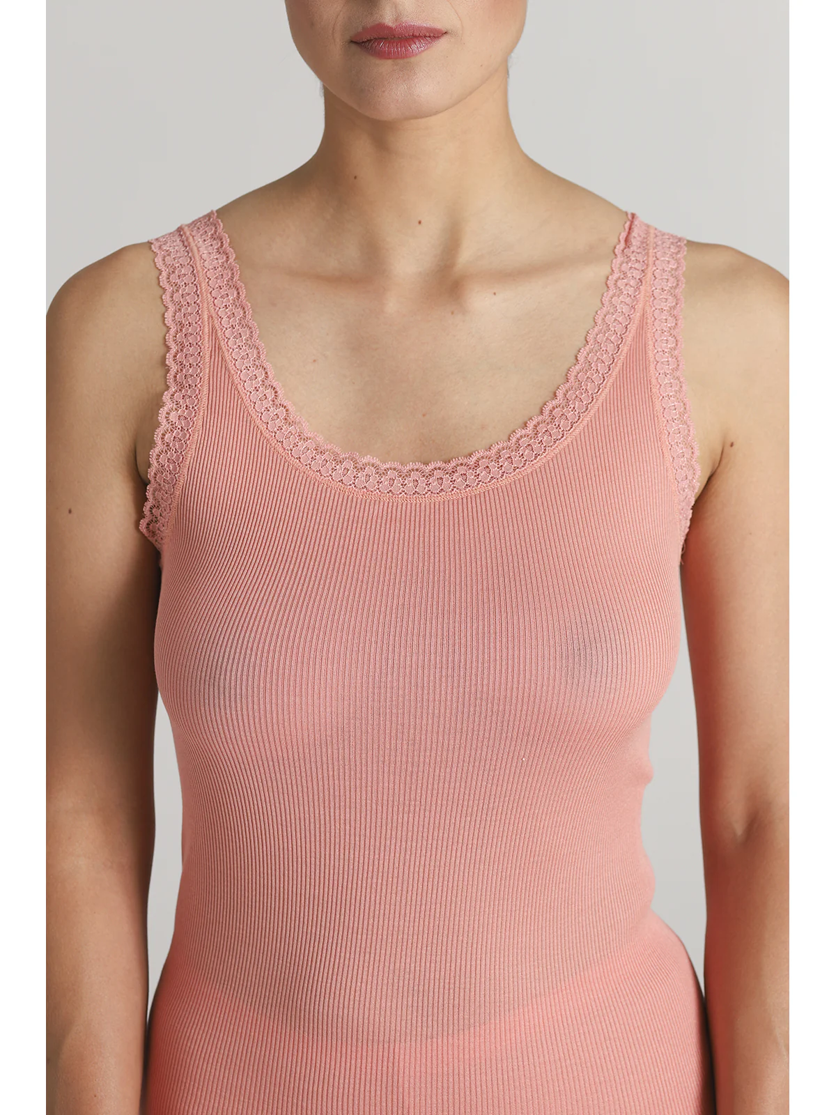 Women's Tank Top with Wide Shoulder Straps in Precious Certified® Cotton - Image 3