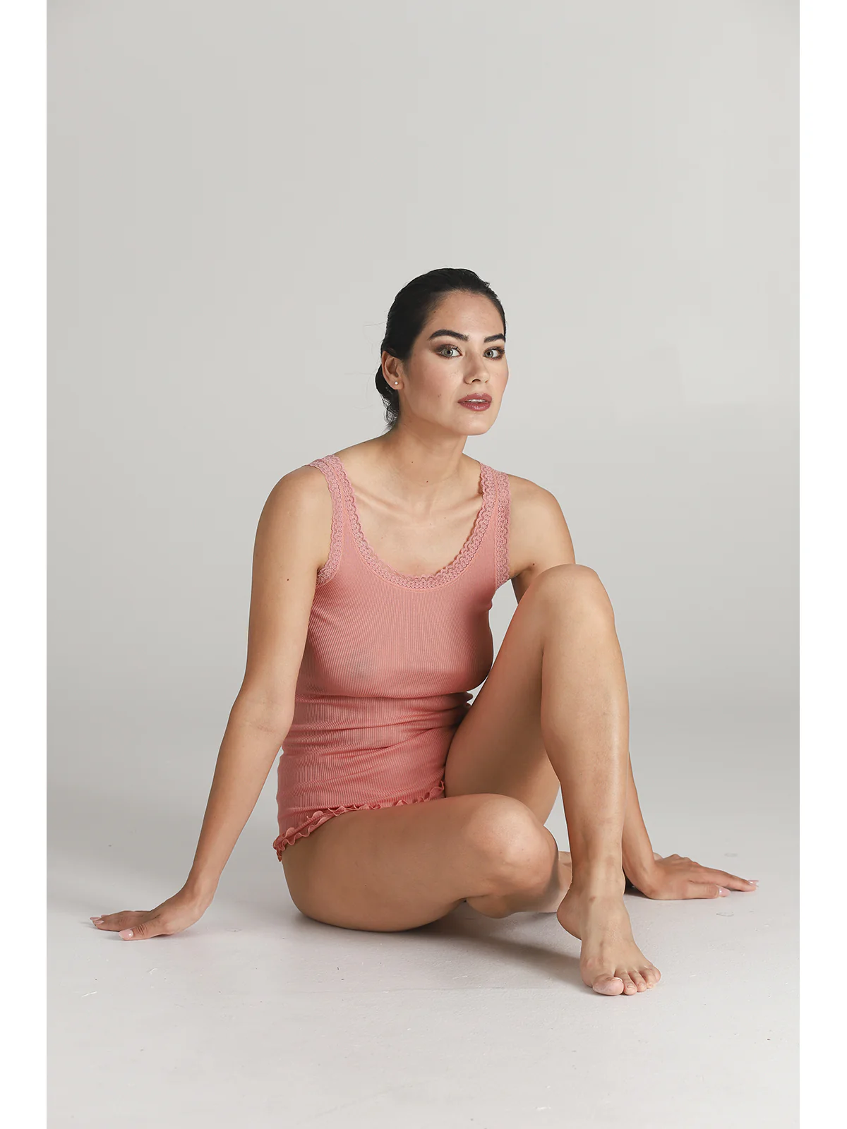 Women's Tank Top with Wide Shoulder Straps in Precious Certified® Cotton - Image 2