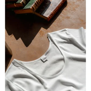 T-Shirt In Pure Certified Filoscozia Cotton - WHITE