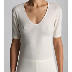 Short-Sleeved T-Shirt In Pure Virgin Wool