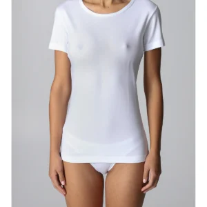 Stretch Cotton T-Shirt - WHITE