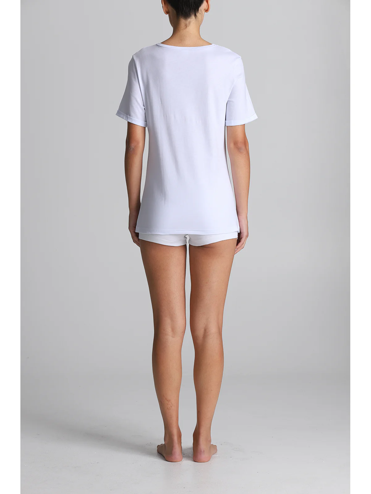 Pure Cotton T-Shirt - WHITE - Image 2