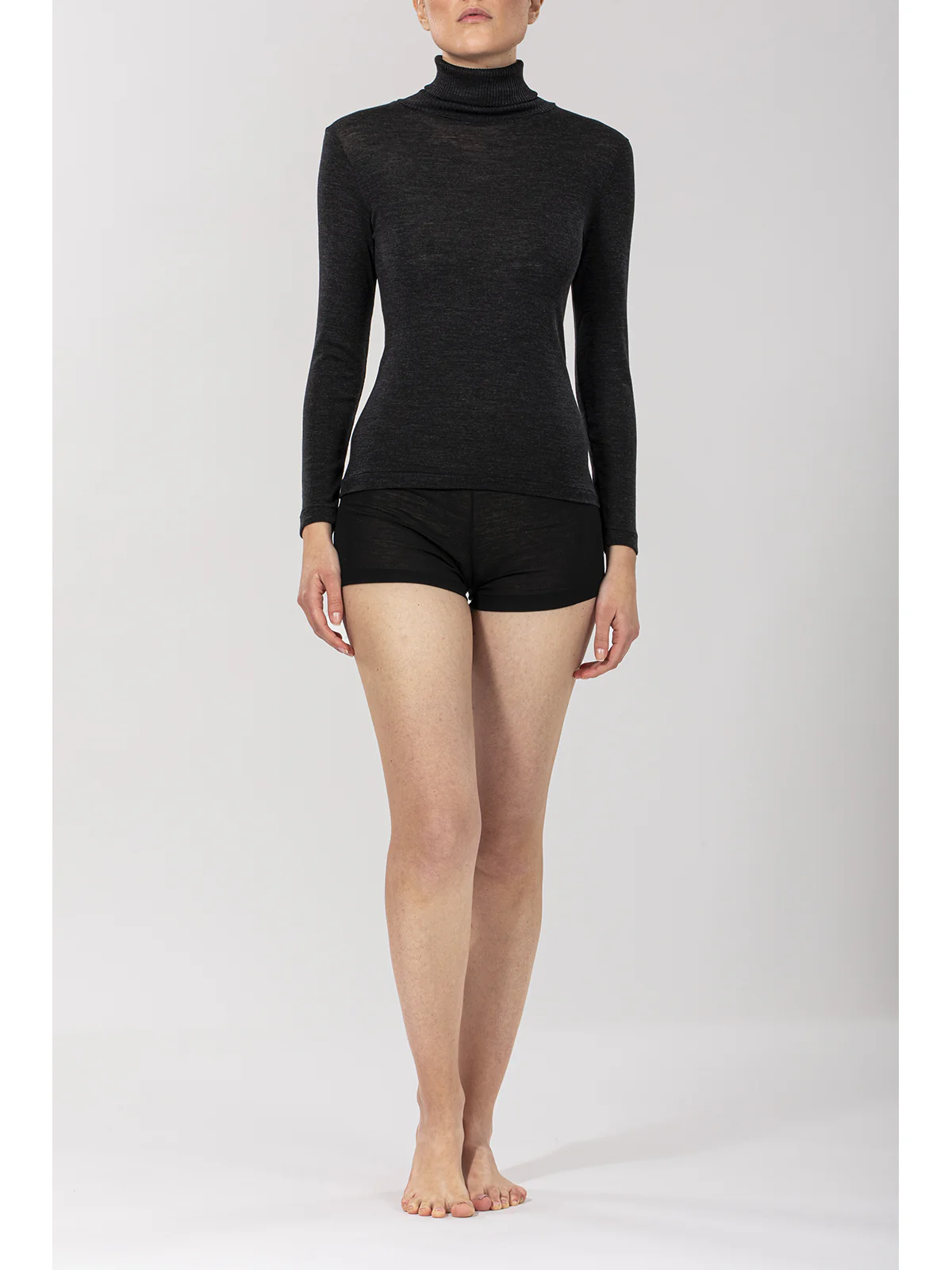Long Sleeve Turtleneck - ASPHALT - Image 4