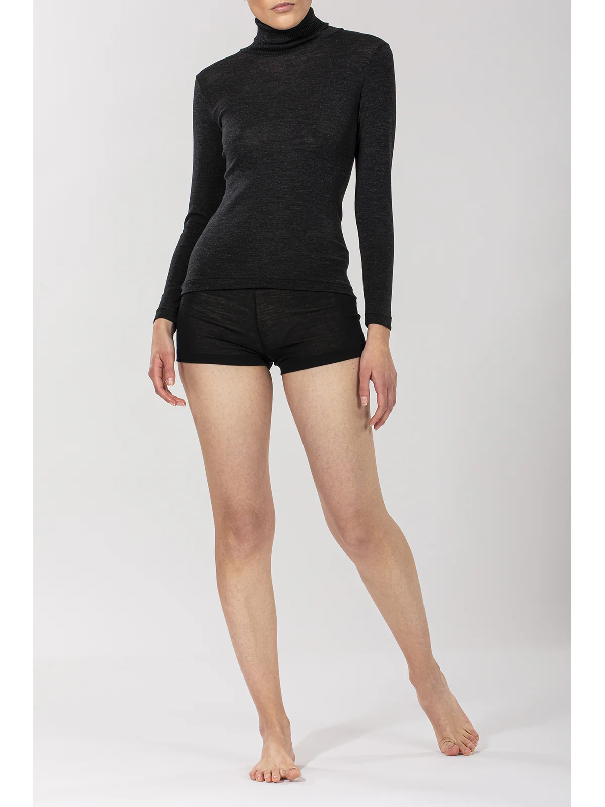 Long Sleeve Turtleneck - ASPHALT - Image 5