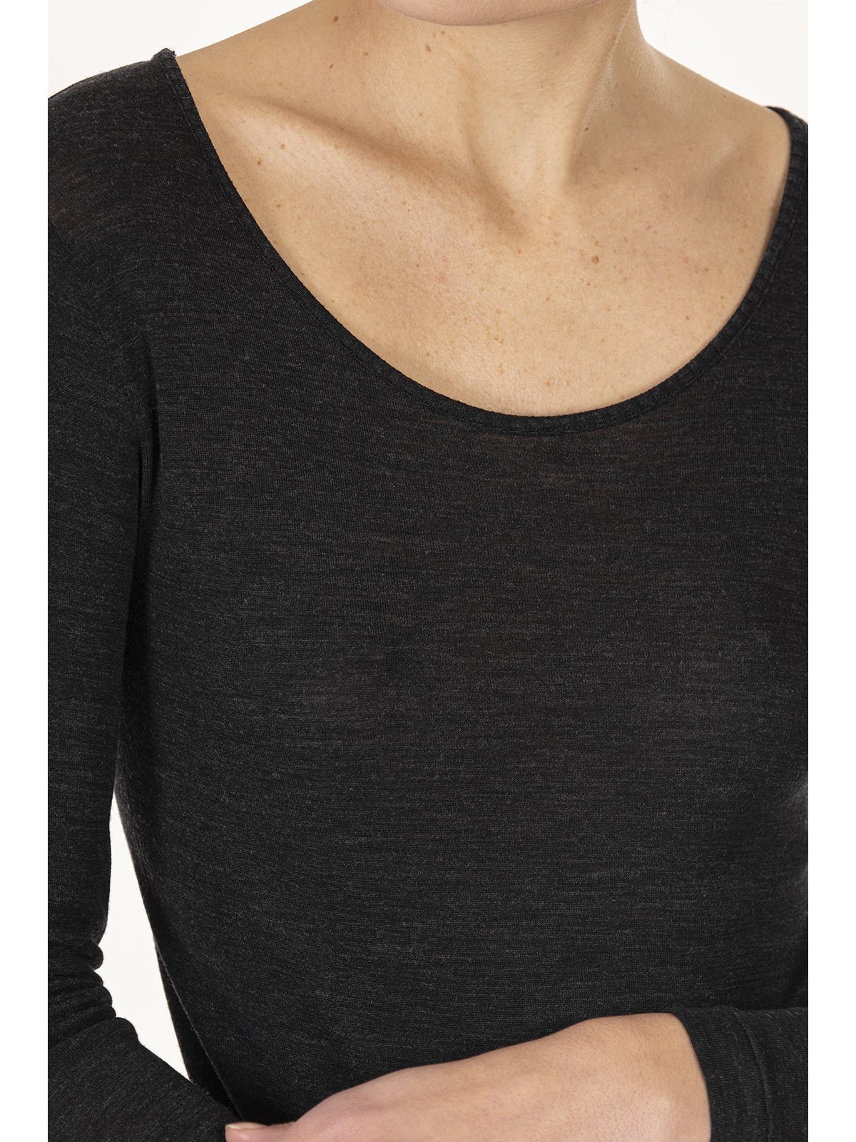 Long Sleeve Tank Top - BLACK