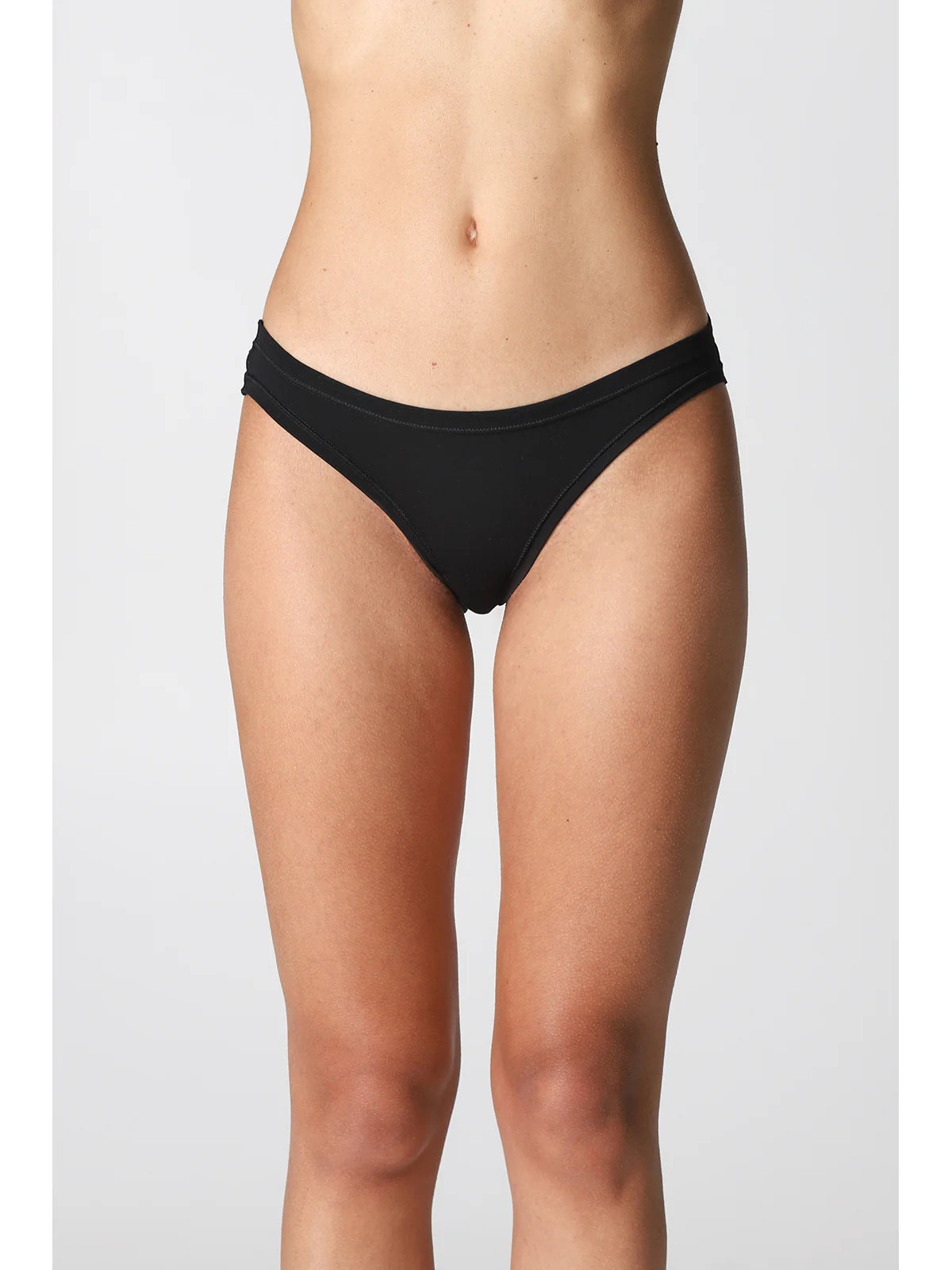 Low-Waisted Briefs (2 Pcs.) - BLACK