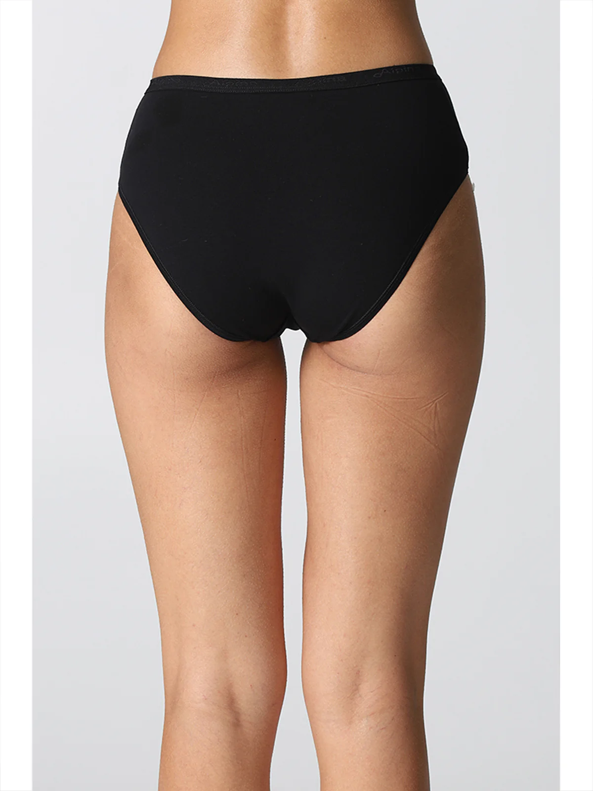 High-Waisted Briefs (2 Pcs.) - BLACK - Image 2