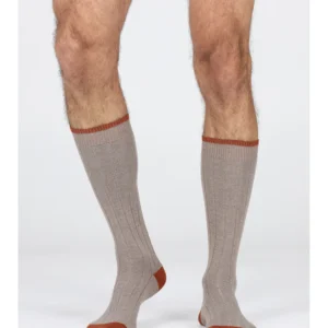 Soft long cashmere sock