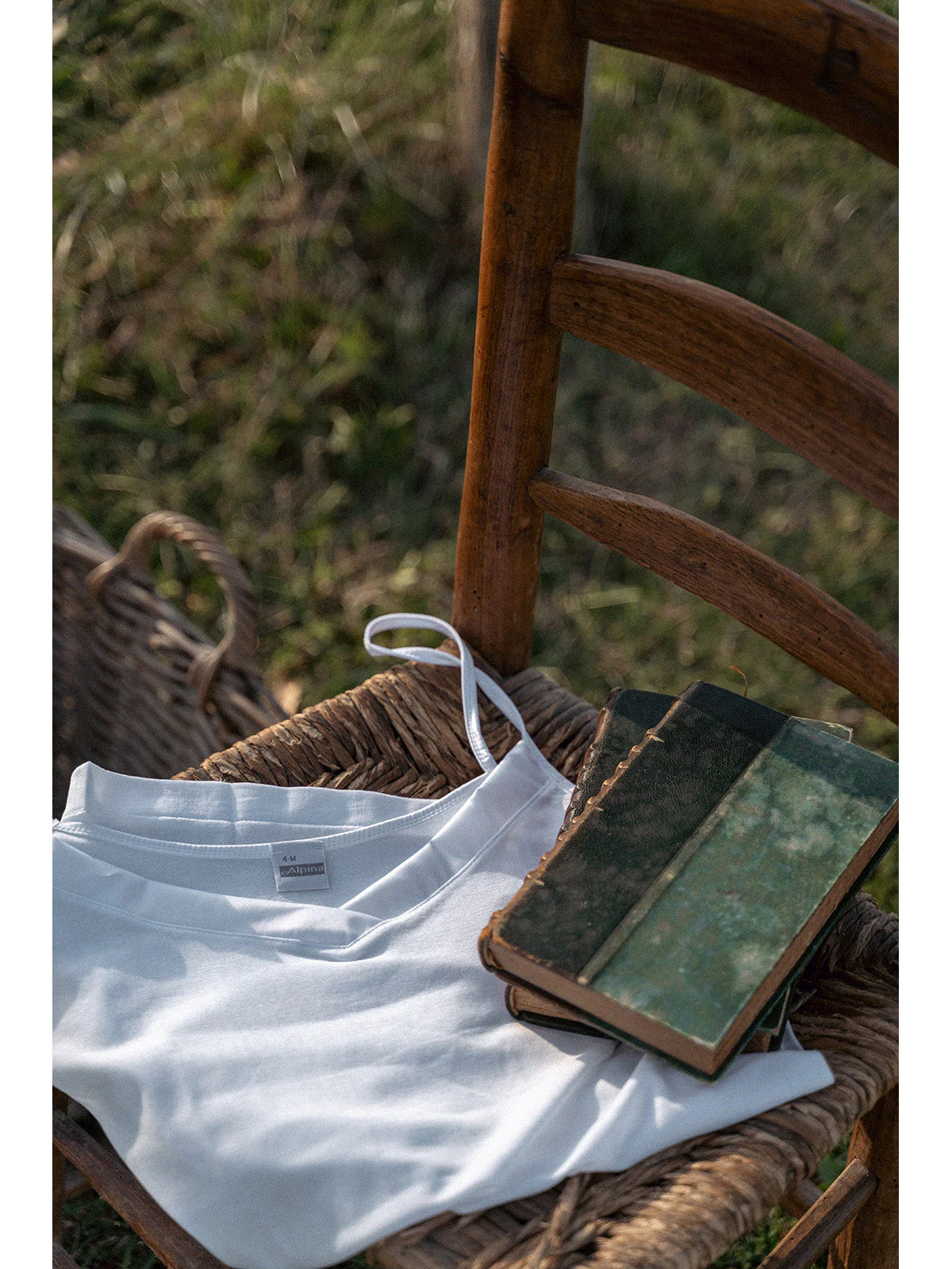 Top Tank Made Of Prestigious Certified Filoscozia® - WHITE - Image 5